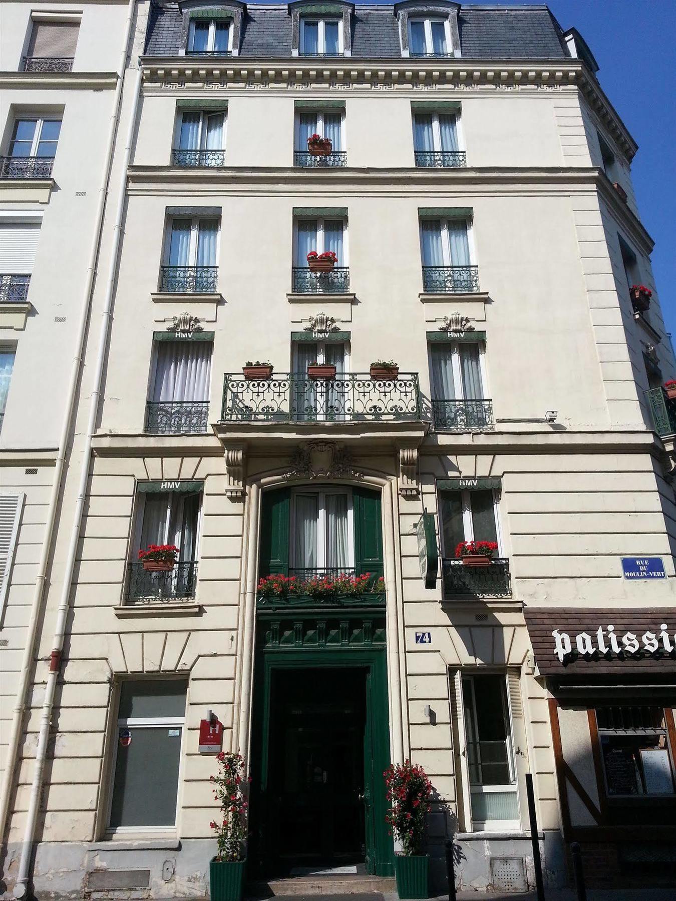 Hotel Moulin Vert Párizs Kültér fotó